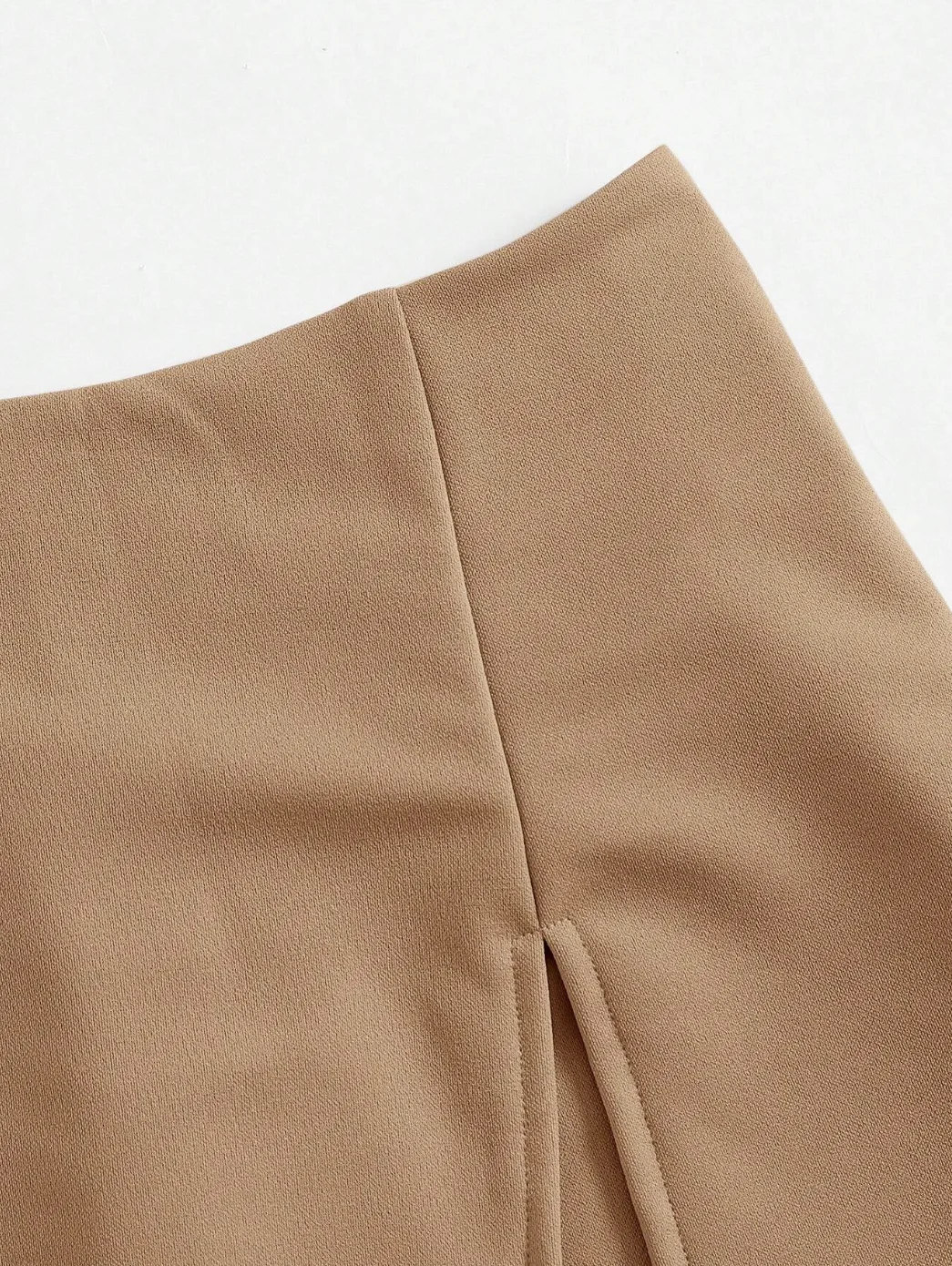 Pantaloncini in poliestere tinta unita in vita elastica per sport all'aria aperta alla moda casual da vacanza da donna