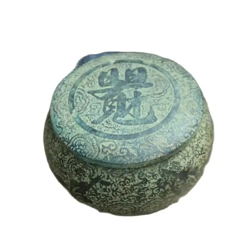 

Chinese Old Jade Game Weiqi Pot Ornaments Sculpture of Ancient Characters Collection Ornaments Statues for Decoration