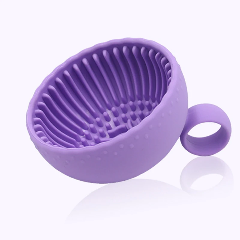 Lavare i piatti in silicone Spazzole per trucco Detergenti Strumenti per la pulizia di bellezza