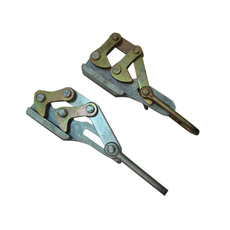 スチールワイヤーロープ牽引グリップ、ケーブルクランプ、さまざまなモデル、1t-3t