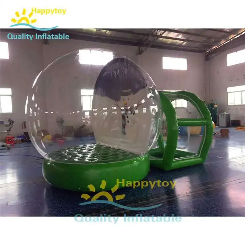 

Inflatable Clear Bubble Tent Inflatable Snow Globe With Tunnel Bubble Inflatable Tent, Inflatable Human Snow Globe For Sale