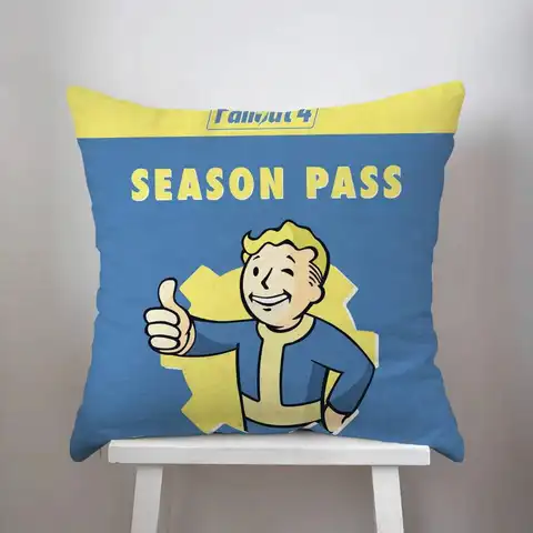 Fallout 4 Örngott Dubbelsidigt Tryck Kuddfodral 45x45 Dekorativa Kuddar Soffa Heminredning Mjukt Örngott 6 best sales Fallout Bobblehead - №5