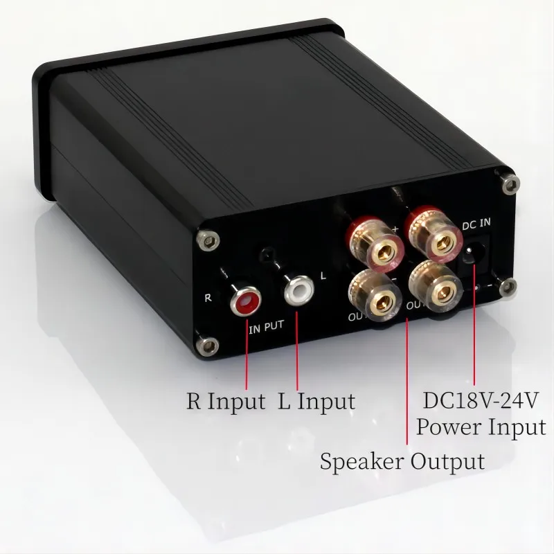 Mini Amplifier 2-channel Amplifier Class D Amplify 50W *2 Power Audio Amplifier 2.0 TPA3116 Digital amp DC18V-24V