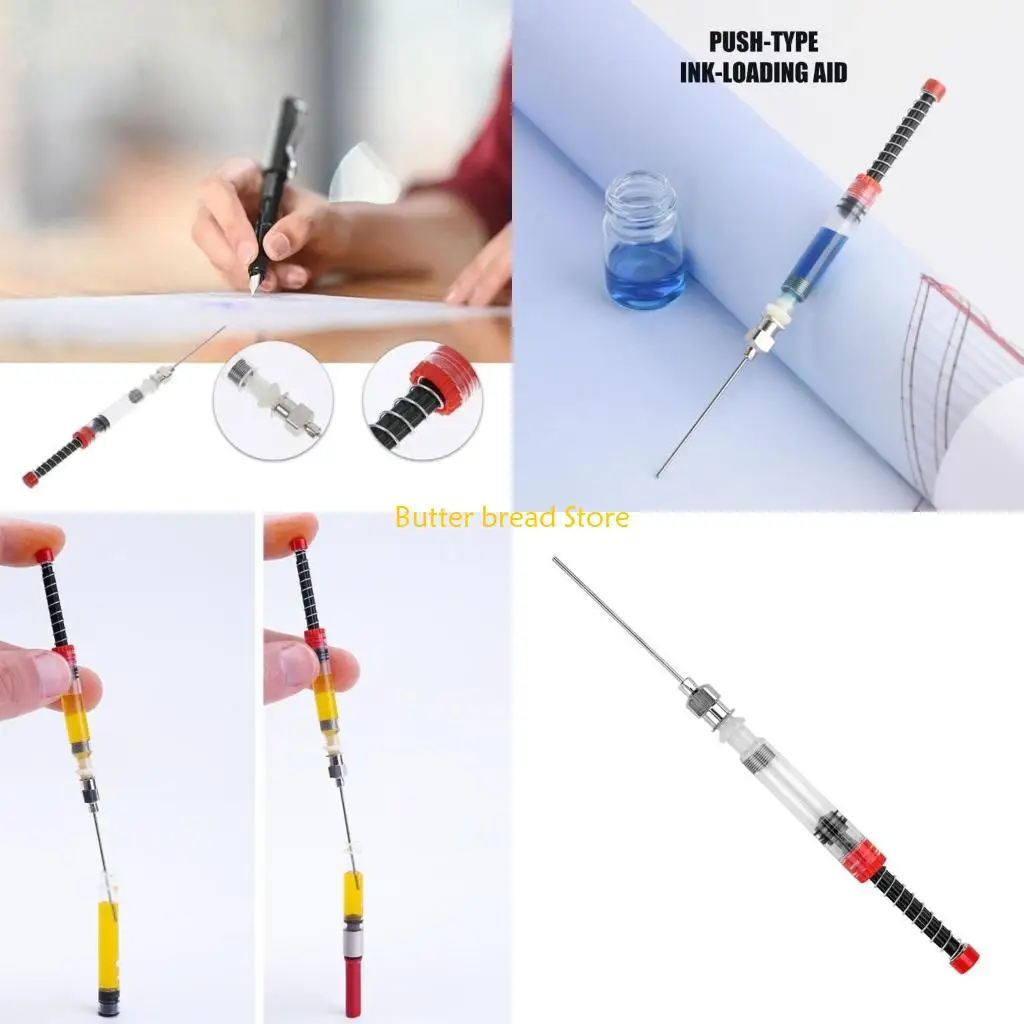 W89C Multifunctional Converter Filling Tool Light Weight Spring Loaded Filling Tool For Most Standard Fountain Pen