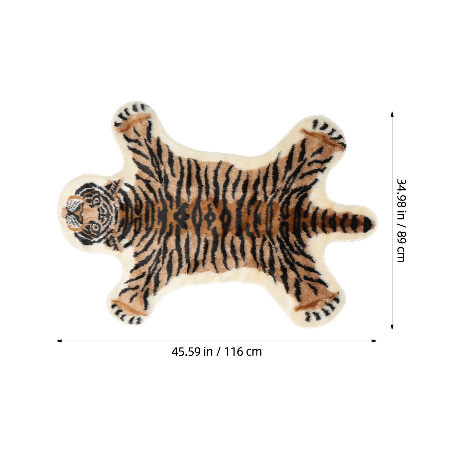 سجادة قصيرة كومة تقليد الفهد قابلة للغسل لغرفة المعيشة وتناول الطعام والمدخل وبساط تزيين الأرضية المنزلية