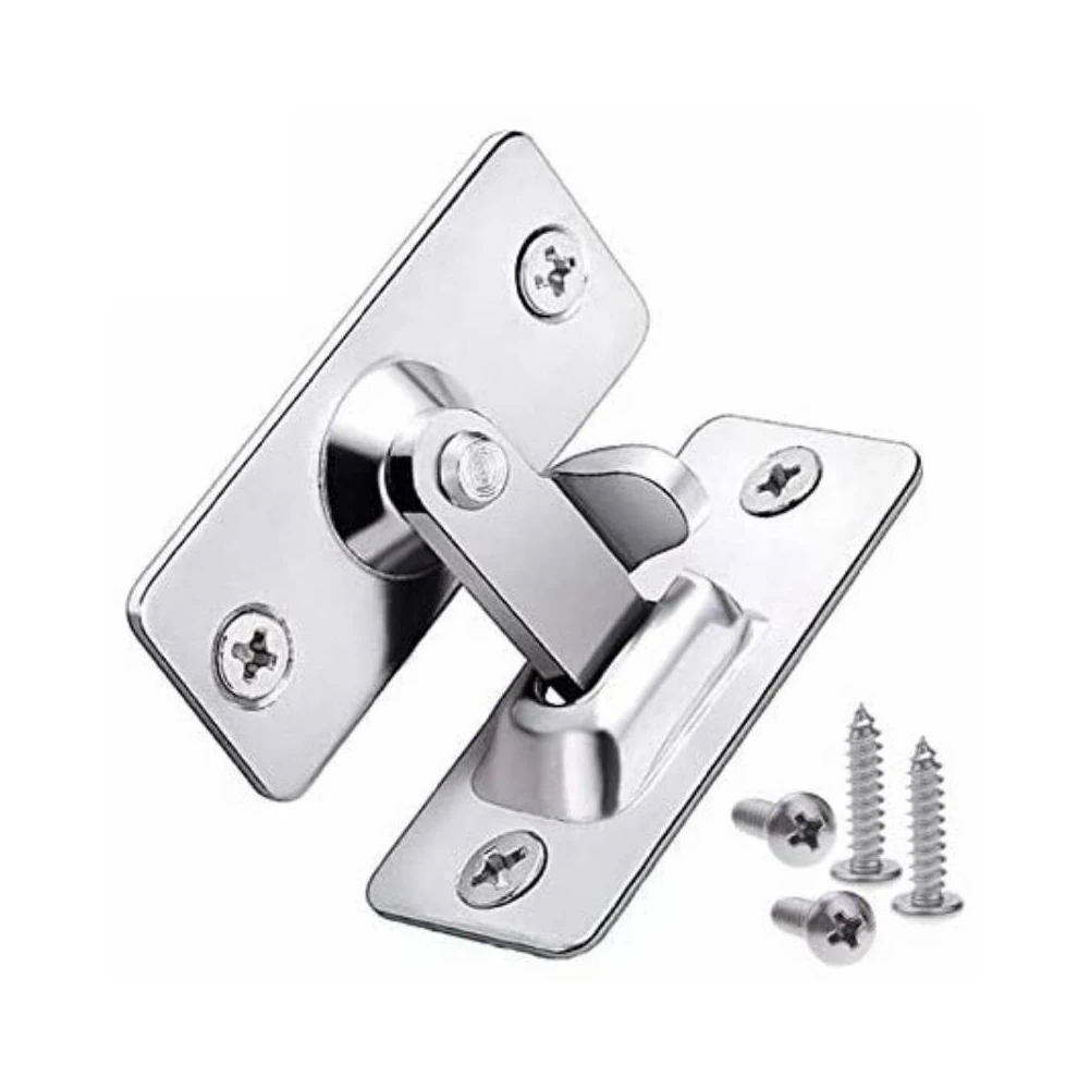 90 Degree Right Angle Door Latch Stainless Steel Door Locks Bolt for Barn Sliding Door Flip Door Buckles Household Ornaments