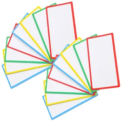 8pcs Magnetic Name Tape Whiteboards Labels Refrigerator Tags Blank Card Dry Erase Coated Paper Soft for Magnets