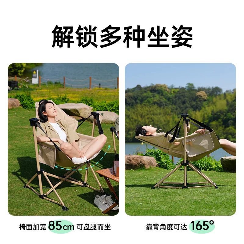 Erwachsene Kinder Freizeit Camping Picknick Hängesessel Strand