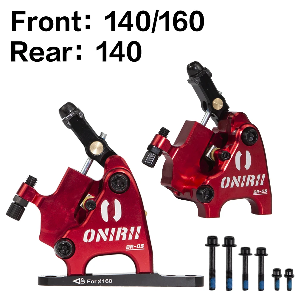 ONIRII ワイヤー牽引油圧ディスクブレーキキャリパーフラットマウント