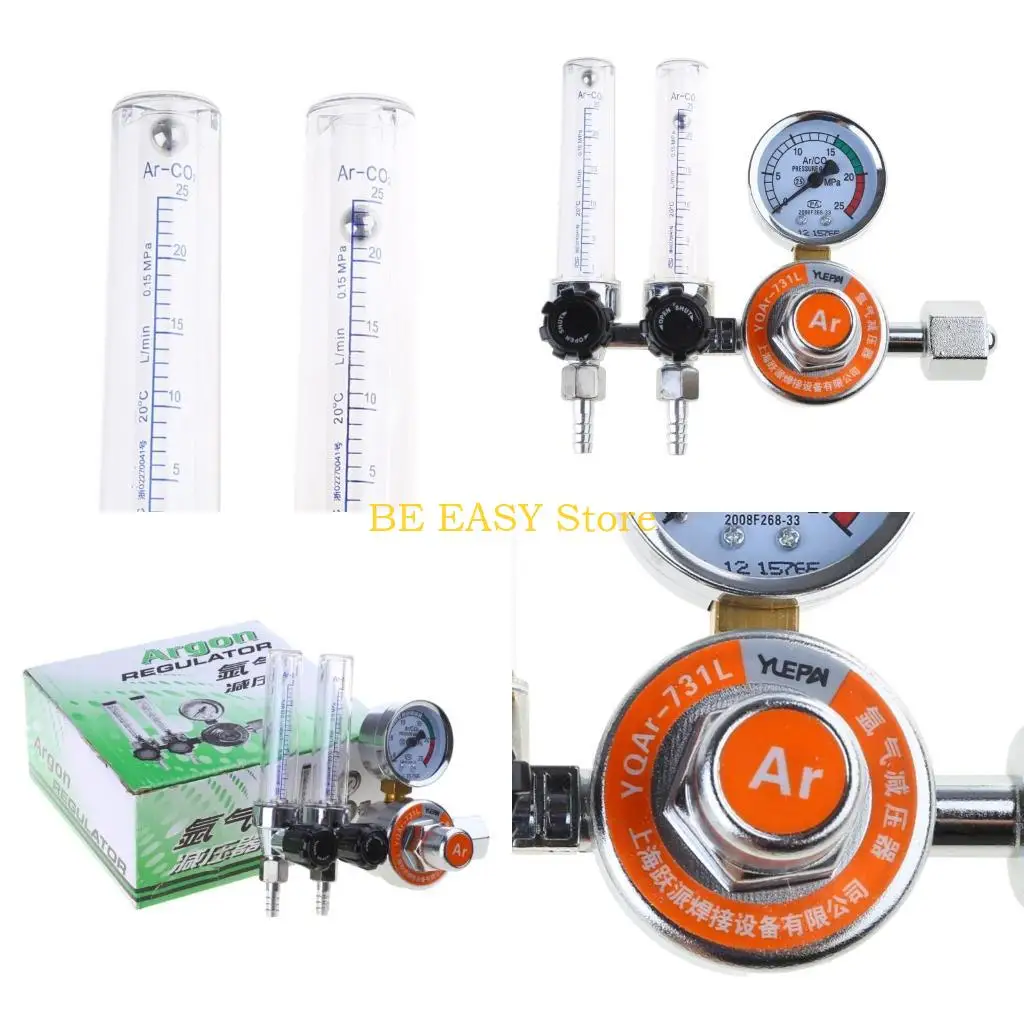 

E28F Обновление Аргорон Регулятор с двойной трубкой 0-25 МПа Аргона.