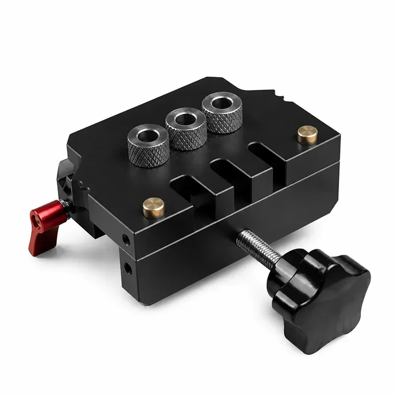 Woodworking Doweling Jig Tool 3 Metric Drill Sizes 6mm 8mm 10mm Precise Hole Alignment Furniture Assembly DIY Carpenter
