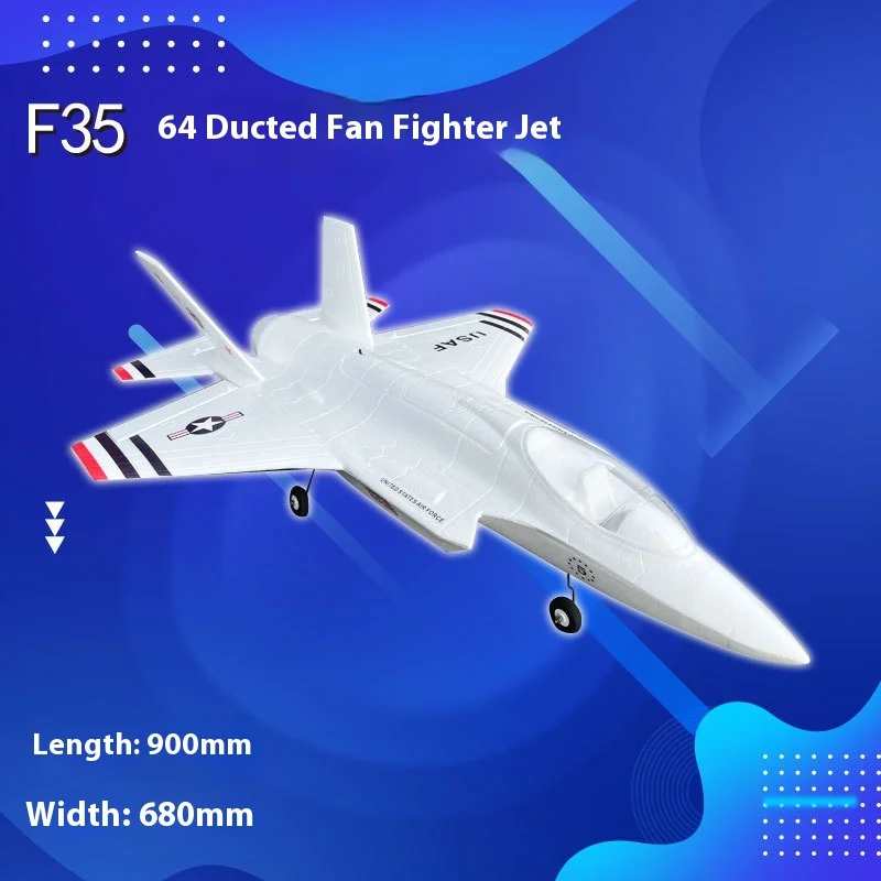 

Kopatch F35 Ii 64mm Ducted Epo Aeromodeling Rc Fighter Aircraft Large Electric Fixed Wing Remote Control Plane