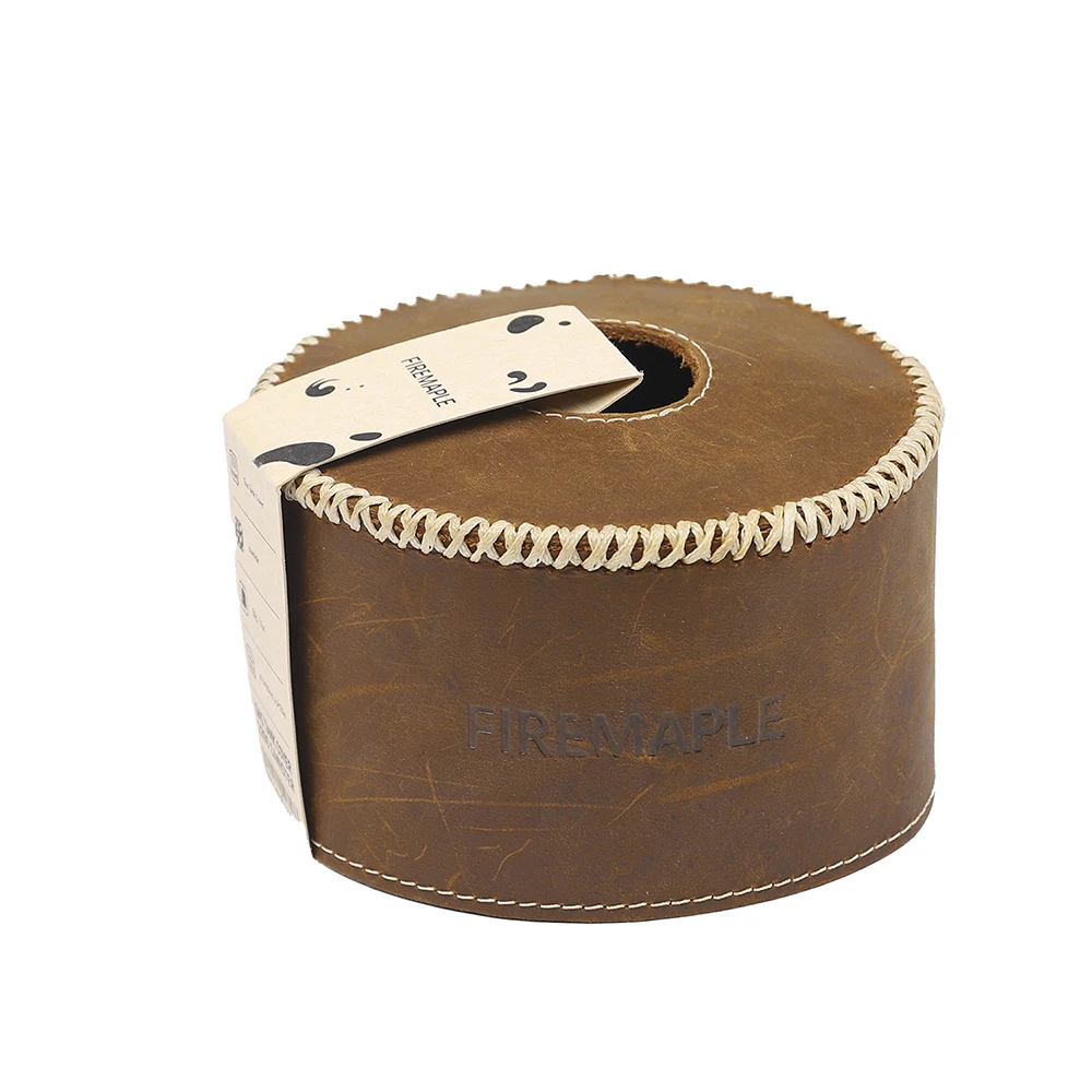 Fire Maple Gas Canist Leather Cover Koeienhuid Beschermhoes Outdoor Voor 220G Camping Bus Cover