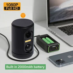 1080P Solar Mini Camera Wifi Recharge Battery Indoor PIR Human Detection Wireless CCTV Surveillance IP Home Alarm Video Cameras