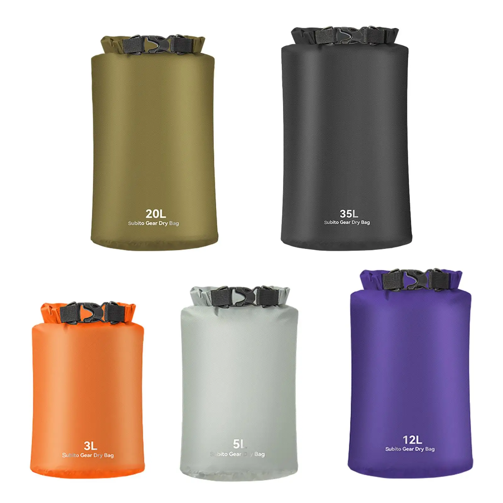 Outdoor Camping Hiking Travel Waterproof Pouch Floating Stuff Sack for Boating and Beach