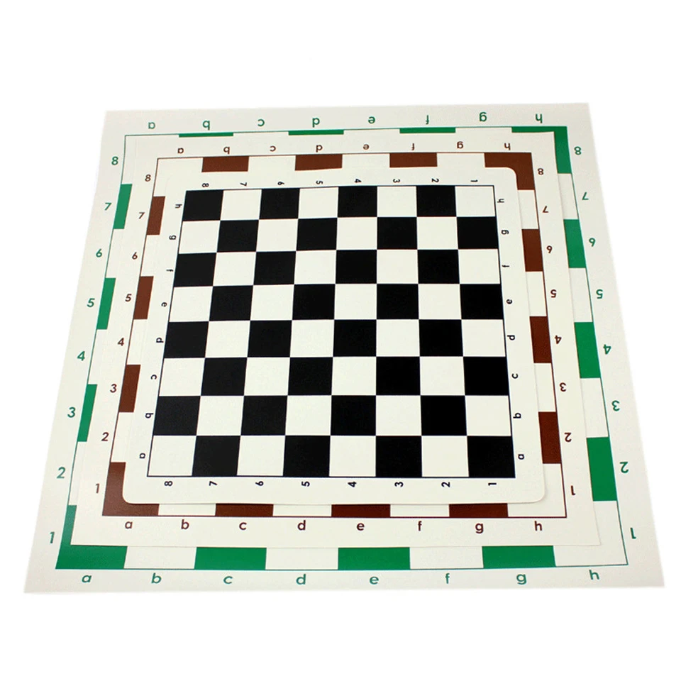 Plastic Chess Game Board 35/43/51cm Chessboard 37/47/57mm Checker Folding Family Chess Set Board Game Chessboard