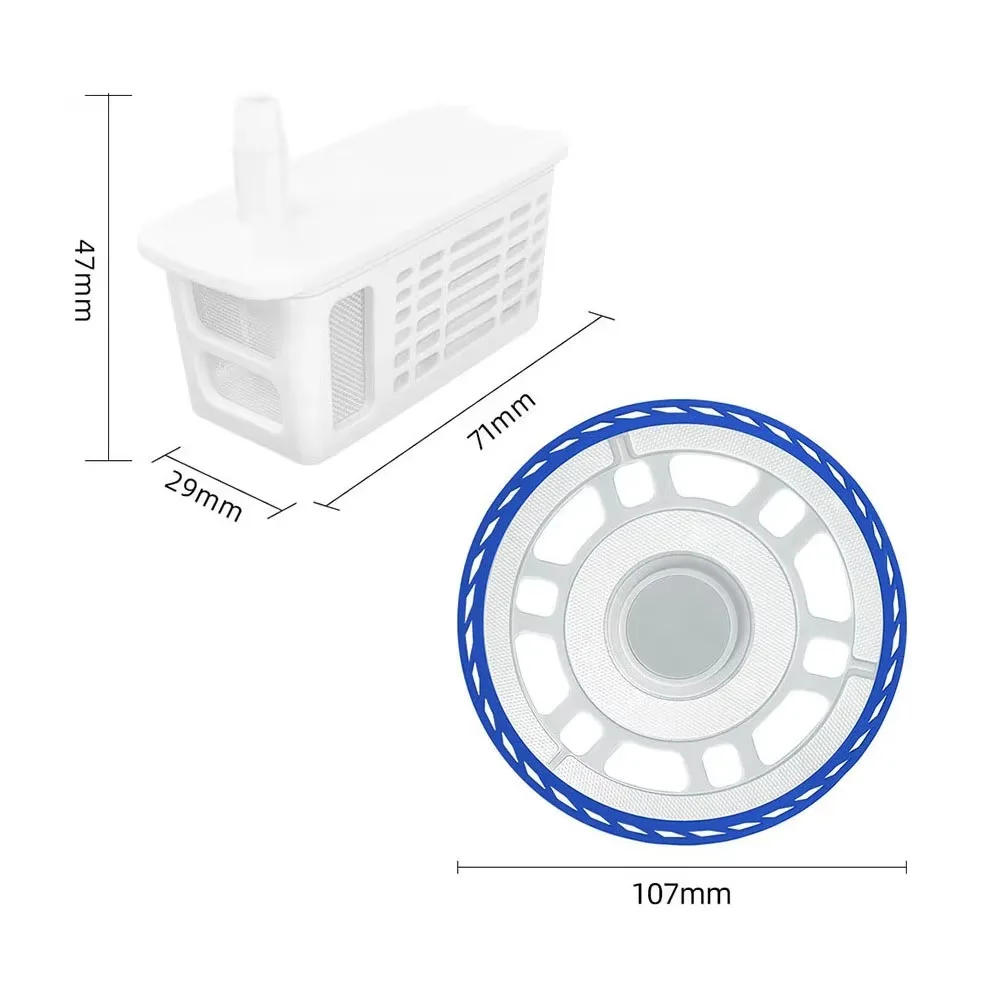 Silver Ion Module Mop Holder Main Brush Cover For Ecovacs Deebot X5/X5 Pro/X5 Omni/X5 Max/X5 Pro Omni/X5 Pro Plus/X5 Pro Ultra