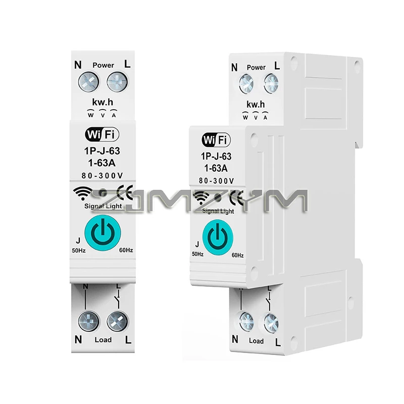 WIFI Overvoltage And Undervoltage Protector Photovoltaic Bidirectional Energy Meter KWH Metering Time Switch Leakage Protection