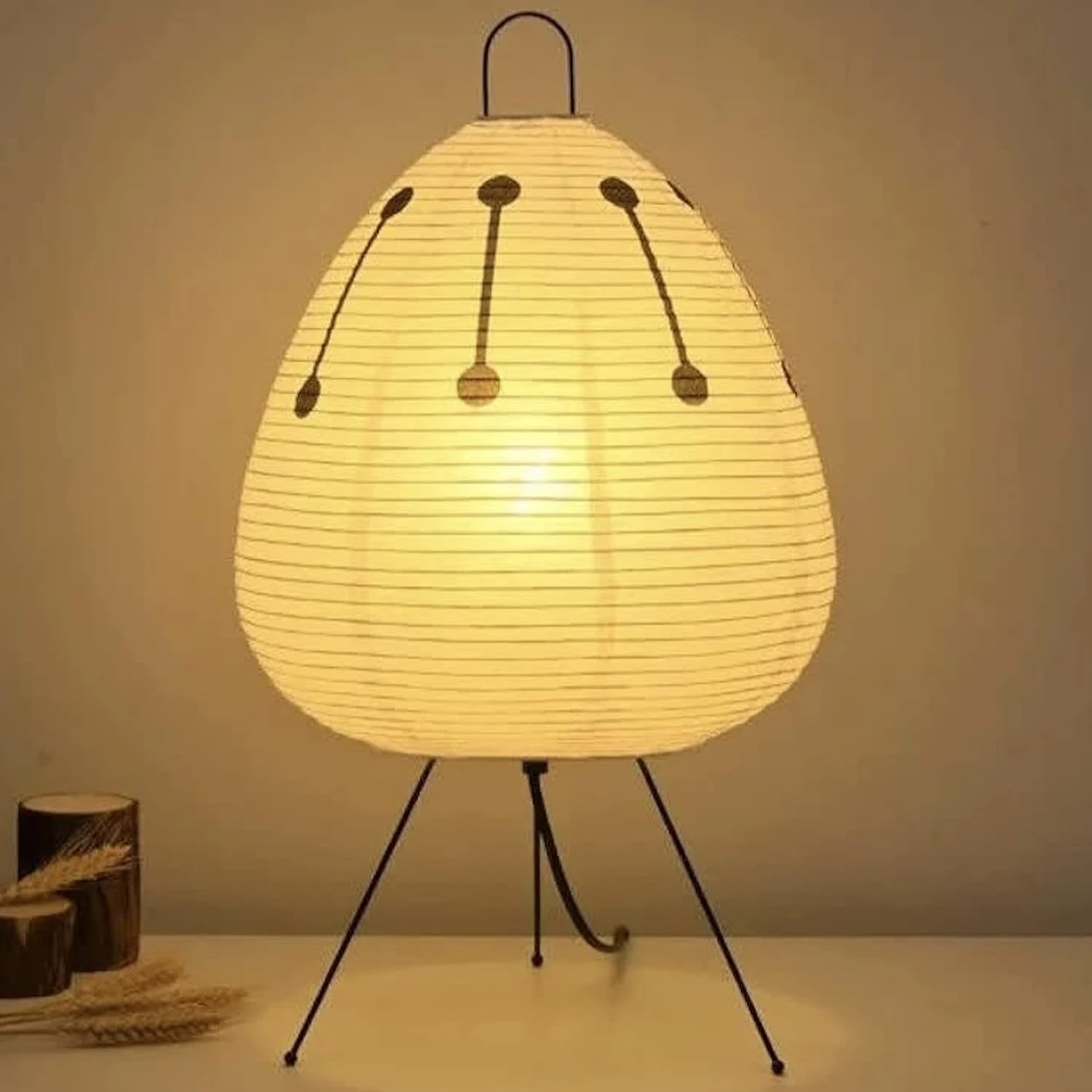 

Akari Table Lamp - Japanese Rice Paper Bedside Lamp