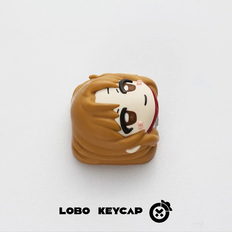 Asuna Keycaps Handgemaakte hars Leuke Keycap Mechanische toetsenbord Keycaps Aangepaste gamingaccessoires Geschenken