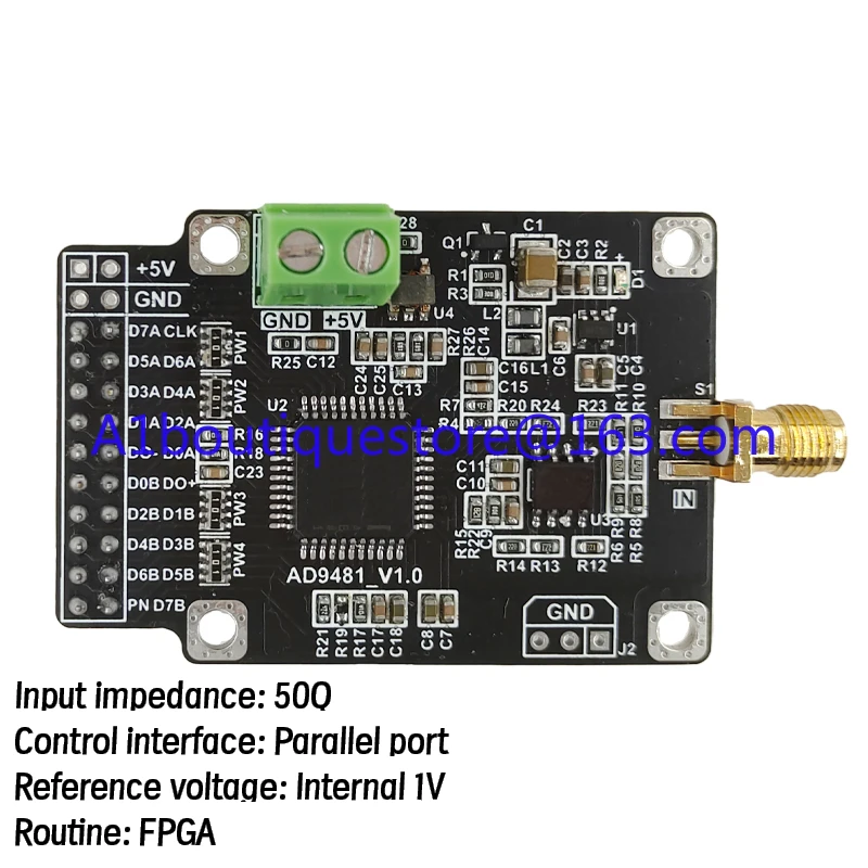 

AD9481 Module 8-bit Parallel High-speed ADC Data Acquisition Analog-to-digital Converter Module 250MSPS Sampling Rate