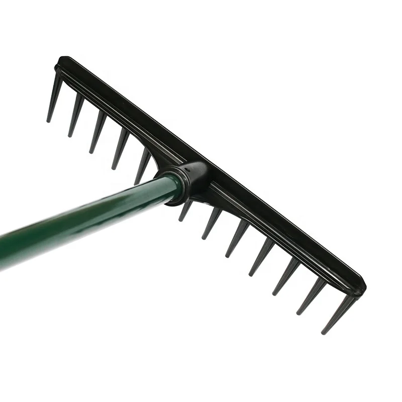 2025Factory Durable Double-Sided Sand Rack Golf Grip Rake Head Golf Course  Driving Range Sand Trap Bunker Rake Rake Garden Yard