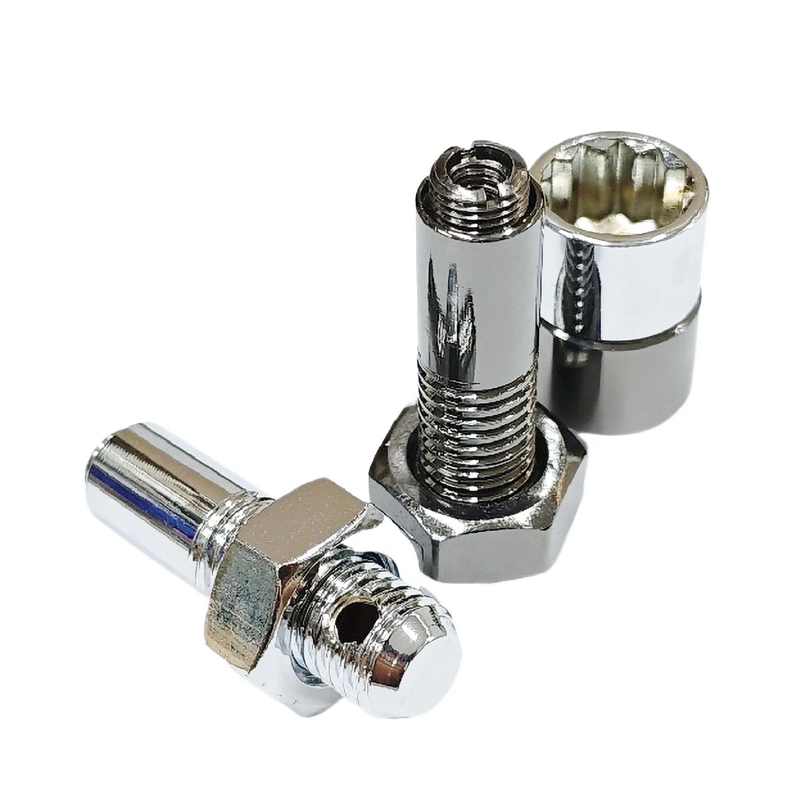 Portable Mini Screw Tube Pipe Zinc Alloy Fastener Detachable Screw Set