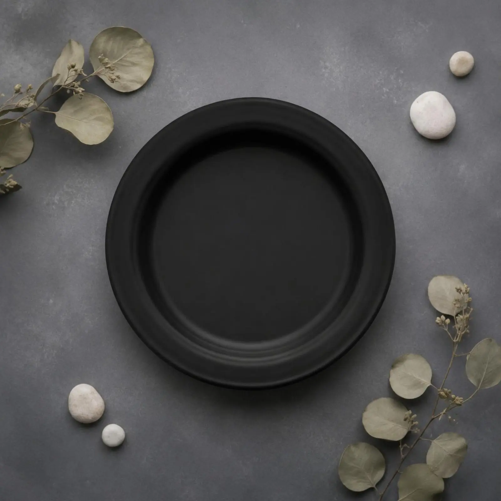 Black Candle Holder Decorative Centerpiece Round Candle Tray Candlestick Easy to Clean Rust-Resistant for Wedding view 4