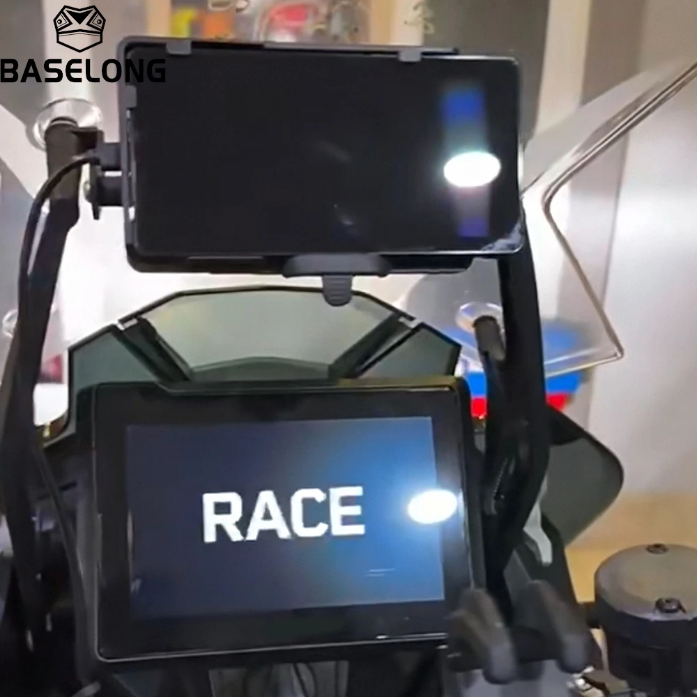 Для Ducati Multistrada 950/1200/1260/V2 2015-2016-2017-2018-2019-2020-2021-2022-2023-2024 Держатель кронштейна для навигации GPS