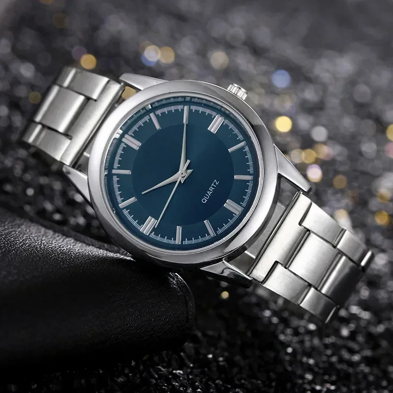 Simple Vintage Men Business Quartz Watches Stainless Steel Round Dial Casual Male Wristwatch 2024 Modern Classic Horloges