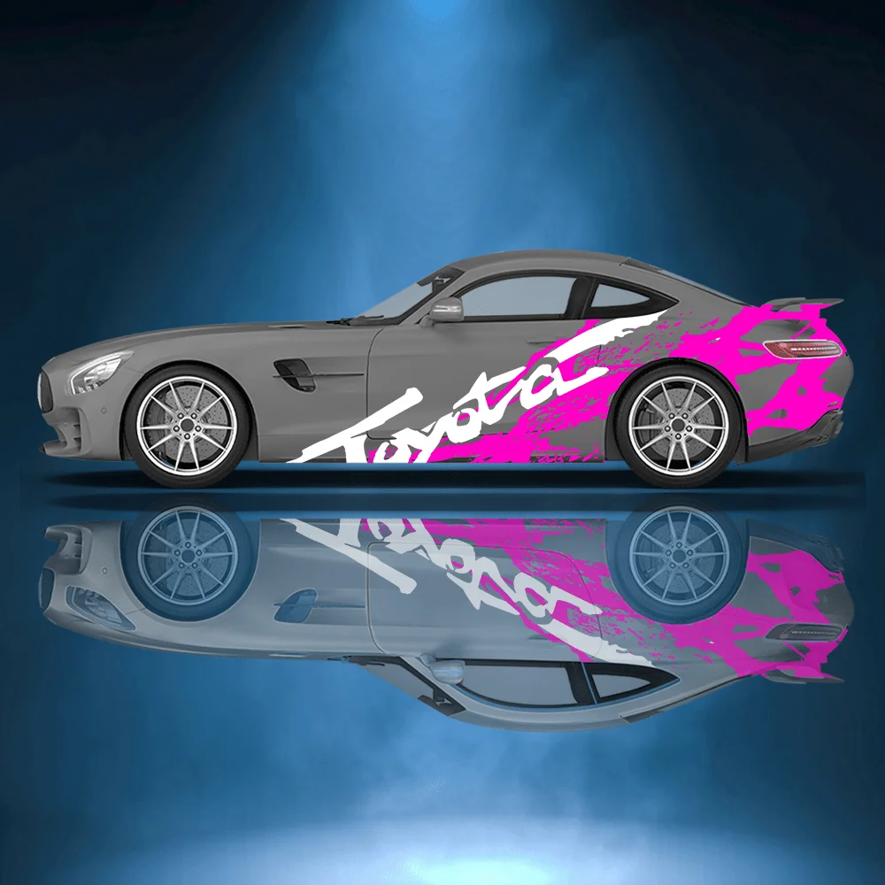 

Красочные всплеск букв, автомобильные виниловые наклейки, самоклеящаяся наклейка из ПВХ, подходит для грузовиков, внедорожников, украшения, автоаксессуары, подарок