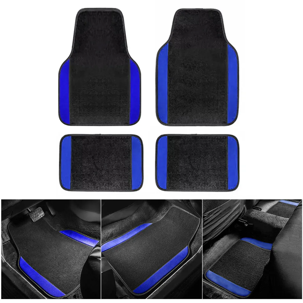 5Seats Universal Car Floor Mats For SKODA Superb Fabia Octavia Rapid Yeti Combi Karop Kodiaq  Foot Pads Interior Accessories