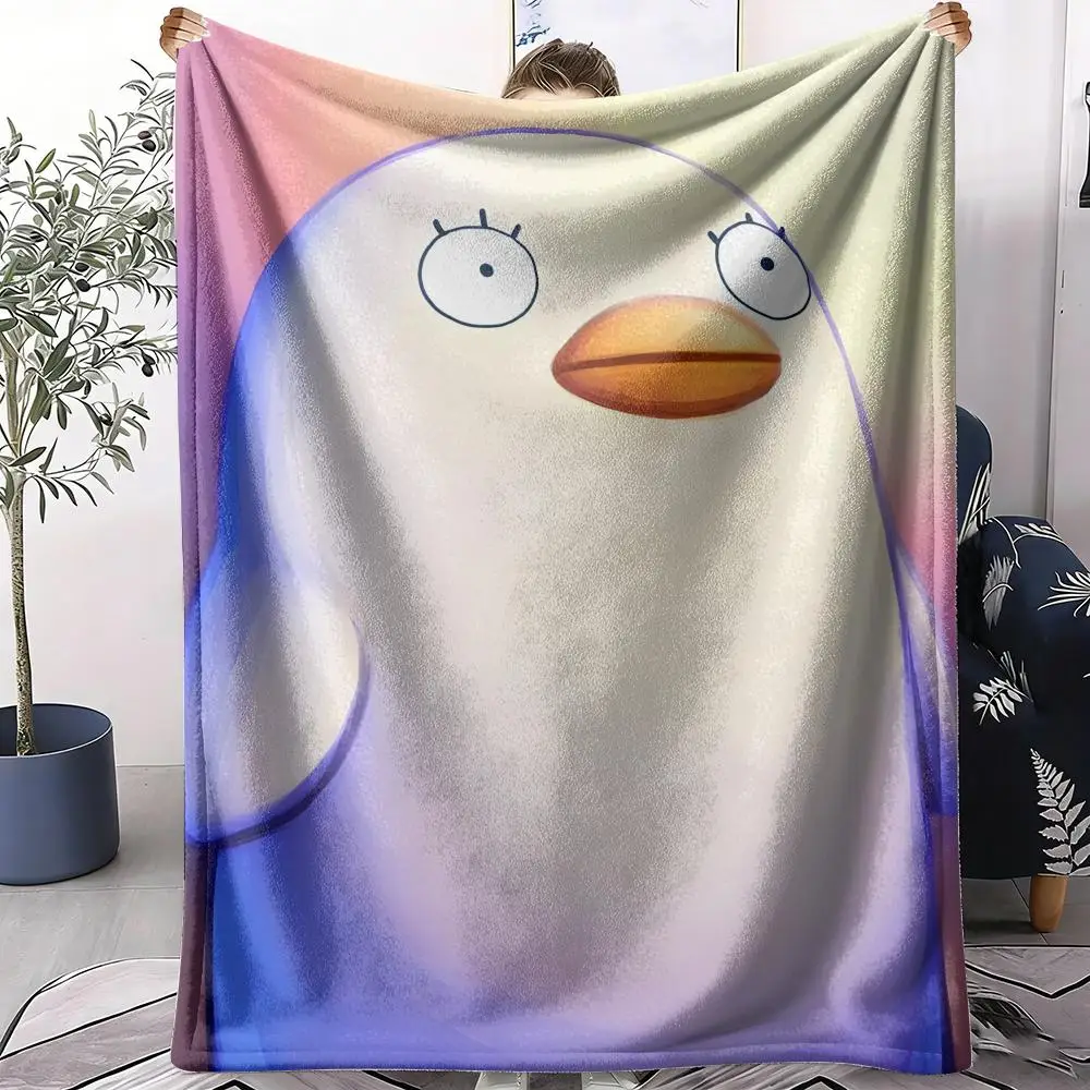 G-Gintama Elizabeth Throw Soft Flannel Throw Summer AC Blanket Lightweight Cool Nap Blanket for Sofa Bed Couch Travel