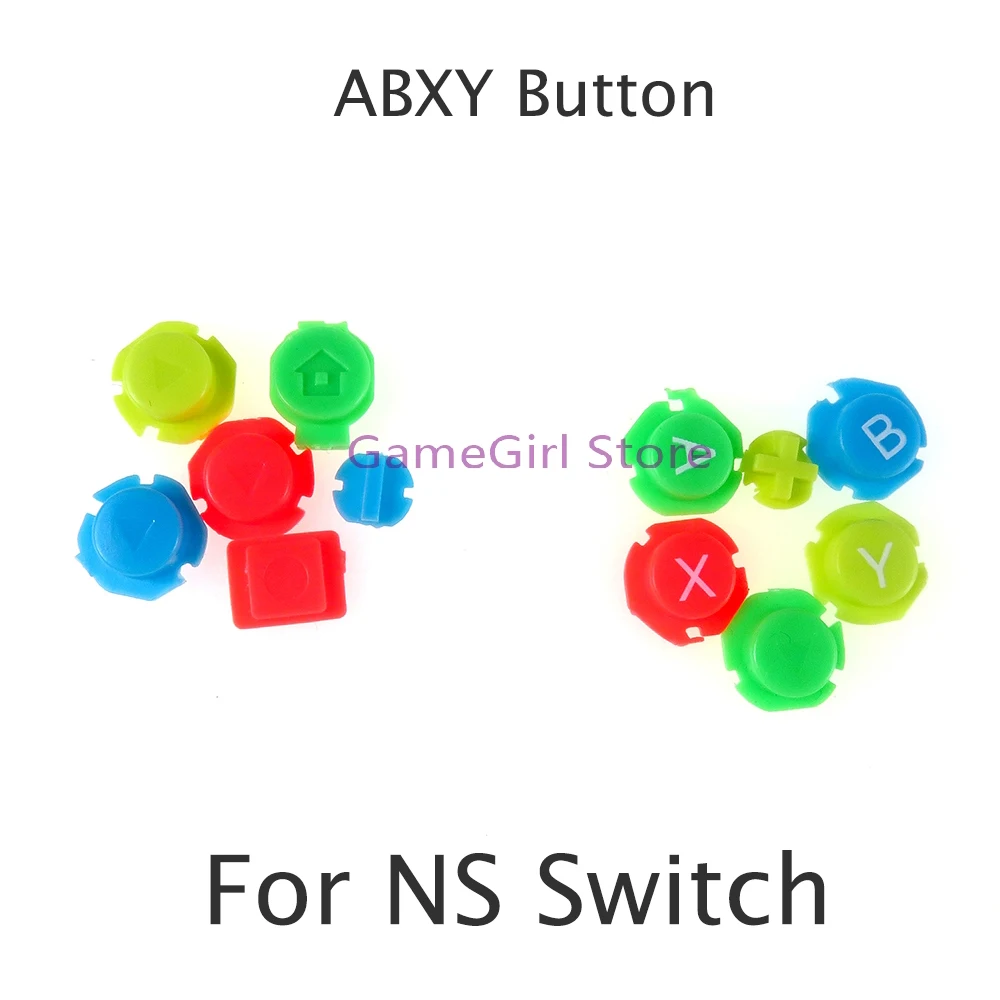 

20Sets For NS Switch Joy-Con Controller Left Right Handle Direction ABXY Full Set of Buttons Color Keys