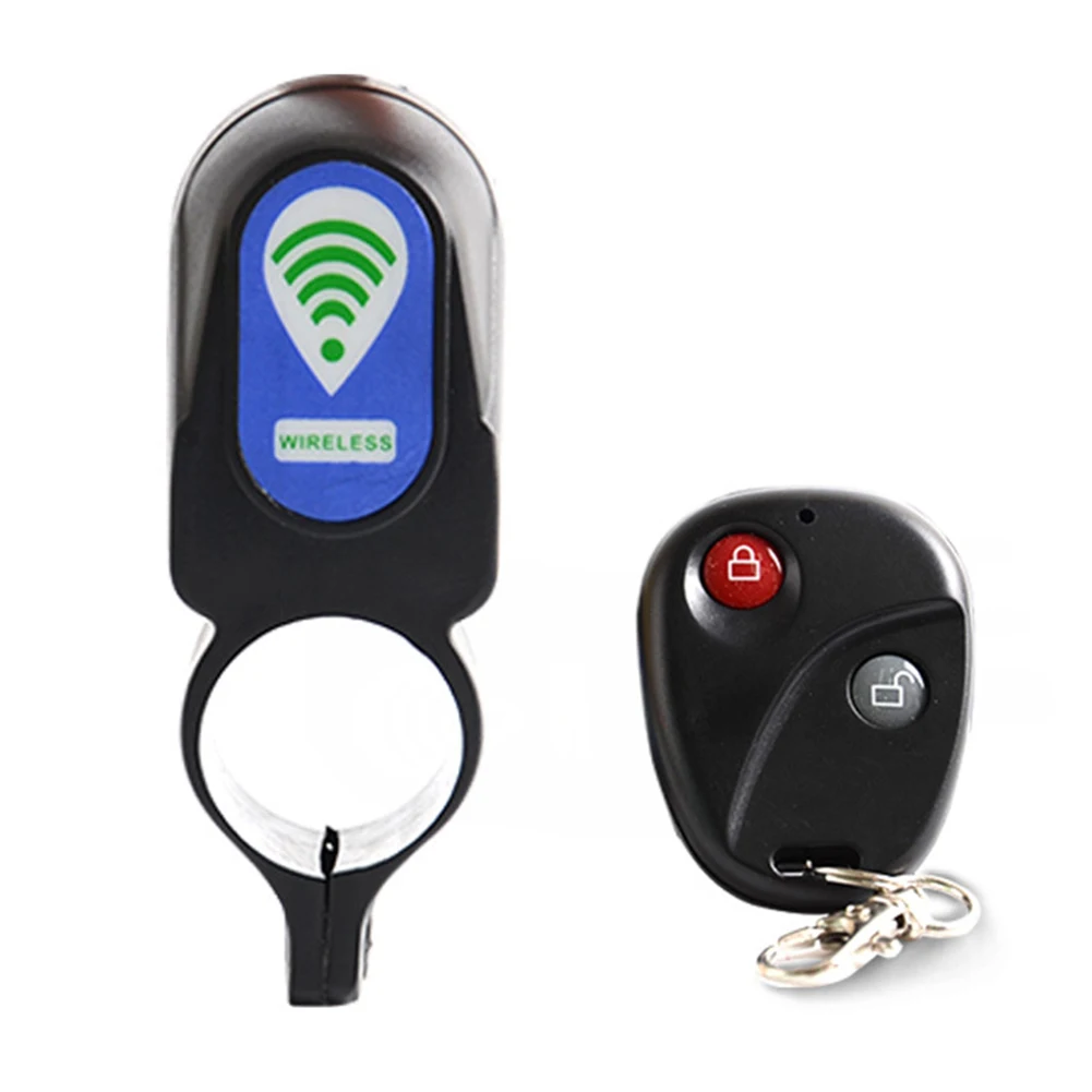 Bicycle Anti-Theft Alarm Bell with Remote Control Scooter Electric Horn Lock