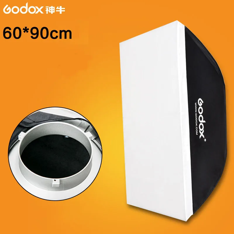 

Godox BW60*90cm Softbox Bowens Mount soft box Speedlite Studio Strobe Flash Photo Reflective Diffuser for GODOX Studio Light