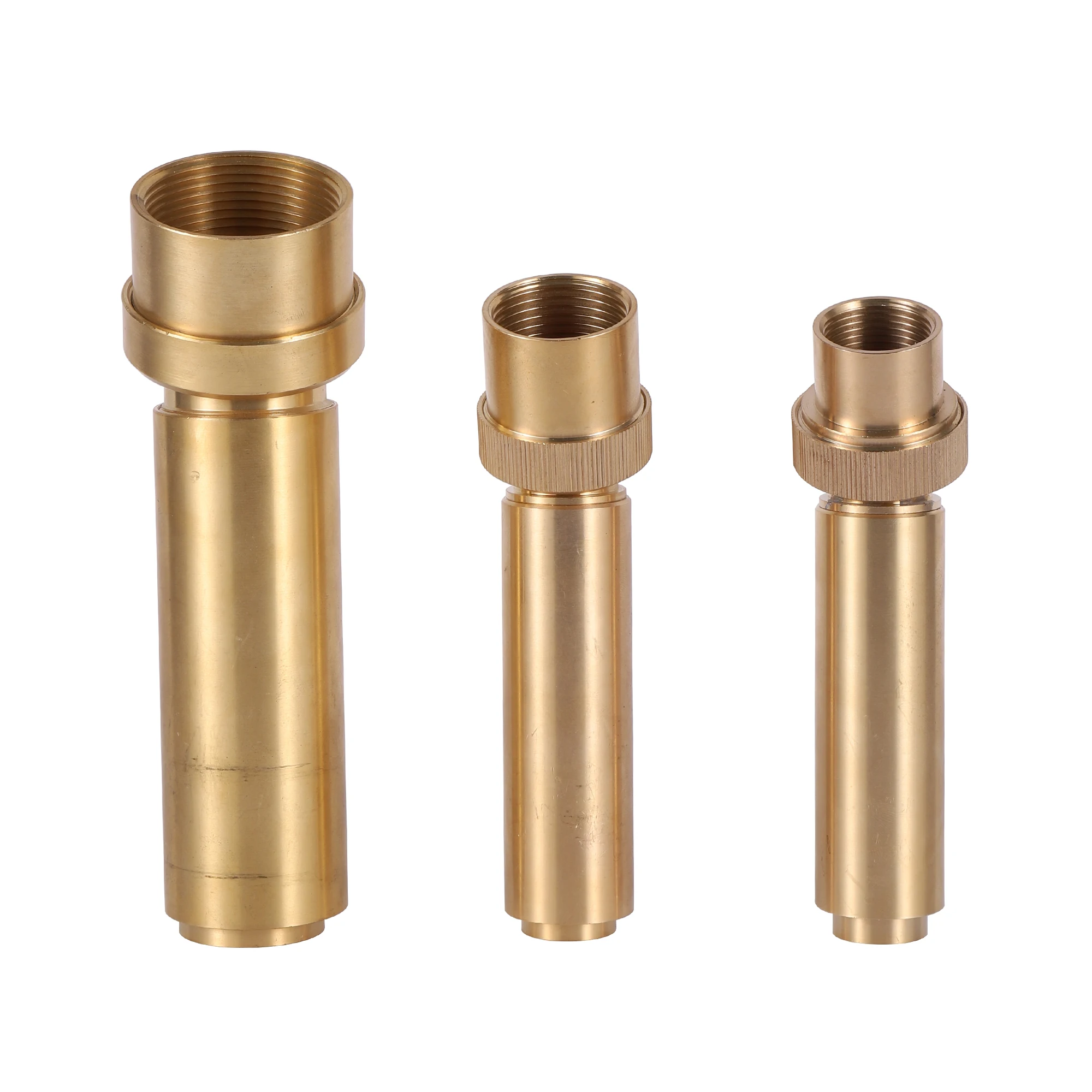 

3/4"/1"/1.5" Fountain Nozzle Brass Adjustable Direction Jet Sprinkler Air Mix Bubbling Jet Garden Landscape Fountain Nozzle