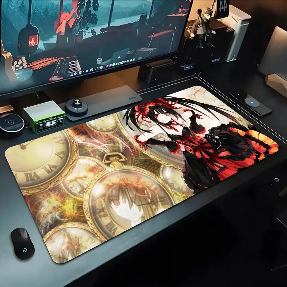 

anime characters tokisaki kurumi Mouse Pad 500X1000 mm Large Gaming Mousepad Gamer XL Rubber Otaku Keyboard Pad Laptop Desk Mat