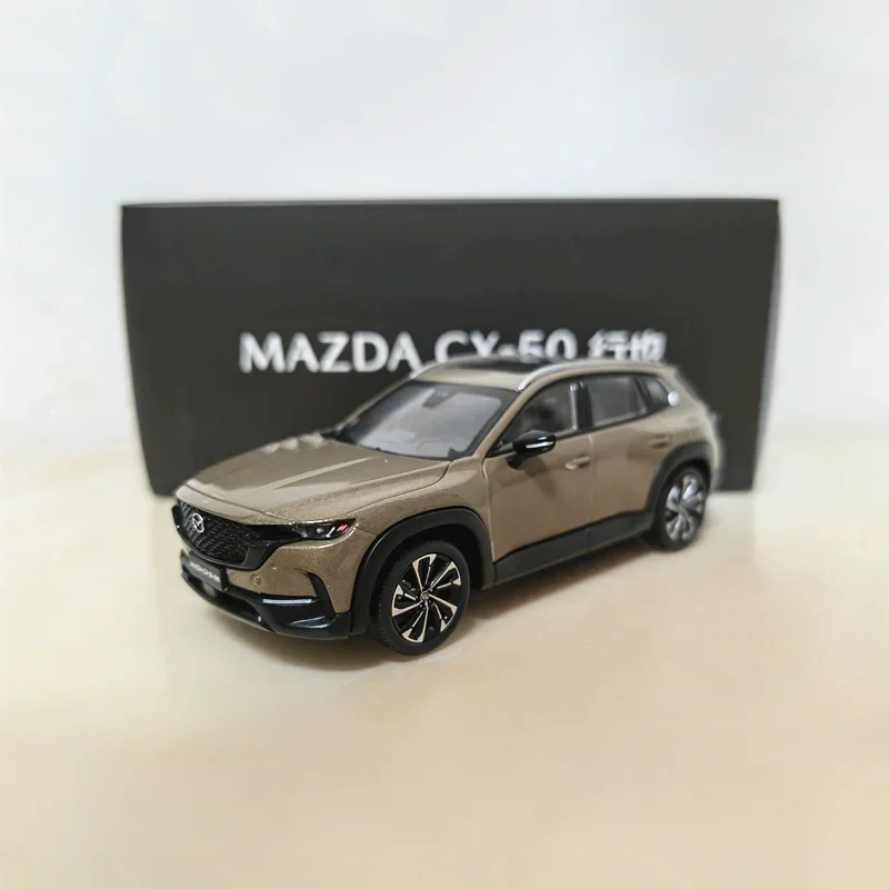 Diecast 1:43 Scale 2023 Mazda CX50 MAZDA SUV Alloy Car Model Toy Collectible Ornament