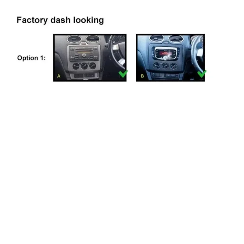 Carplay Screen for Car, 9inch Carplay Car Radio For Ford Focus 2004-2011 with Mirror Link/Backup Camera/GPS Navigation