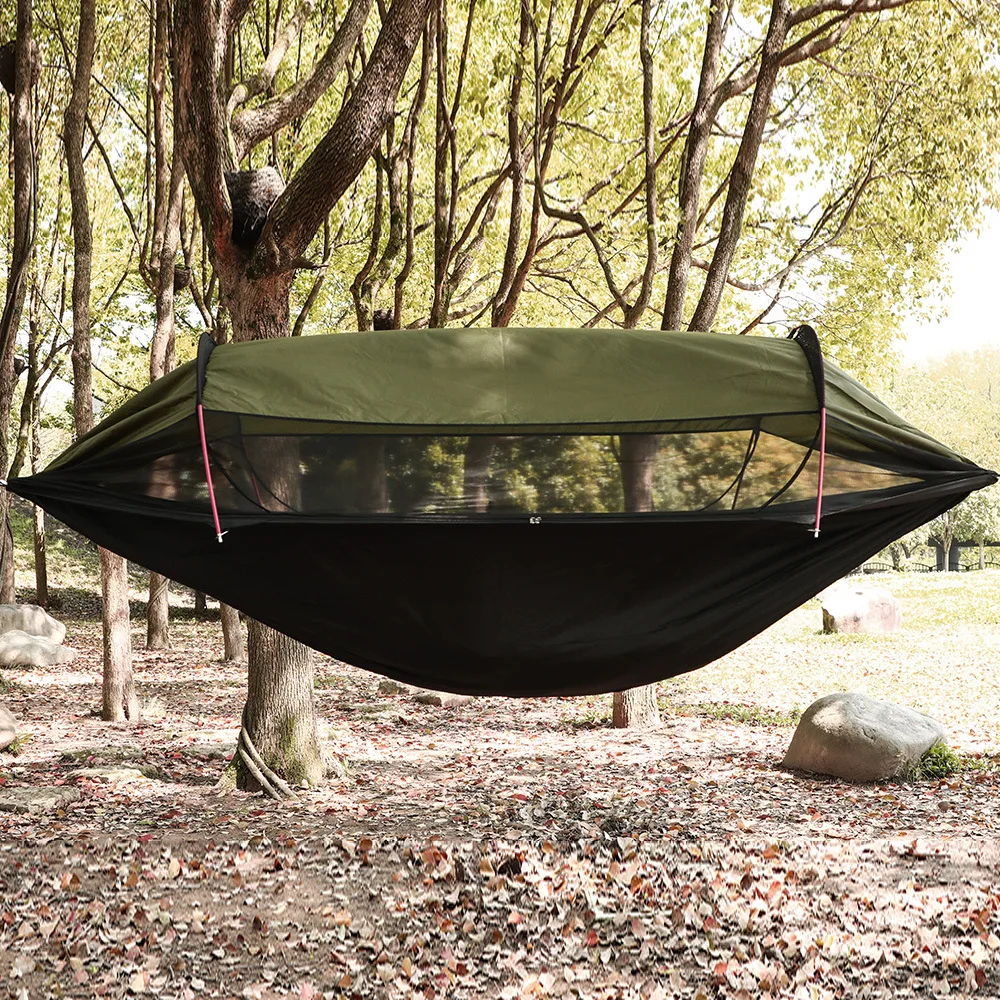 

Outdoor Camping Hammock With Mosquito Net Hanging Hammocks Sleeping Survival Portable Camping Tent Travel For Leisure Hammock