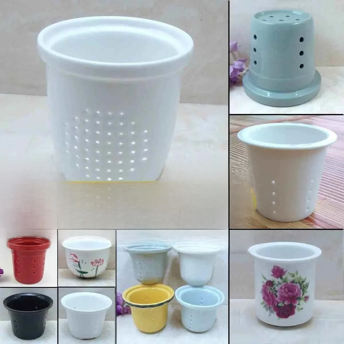 Taza de Cerámica Duradera con Filtro para Té y Tapa, Separador de Té en la Parte Interior, Taza para Agua, Accesorios Completos para Preparar Té