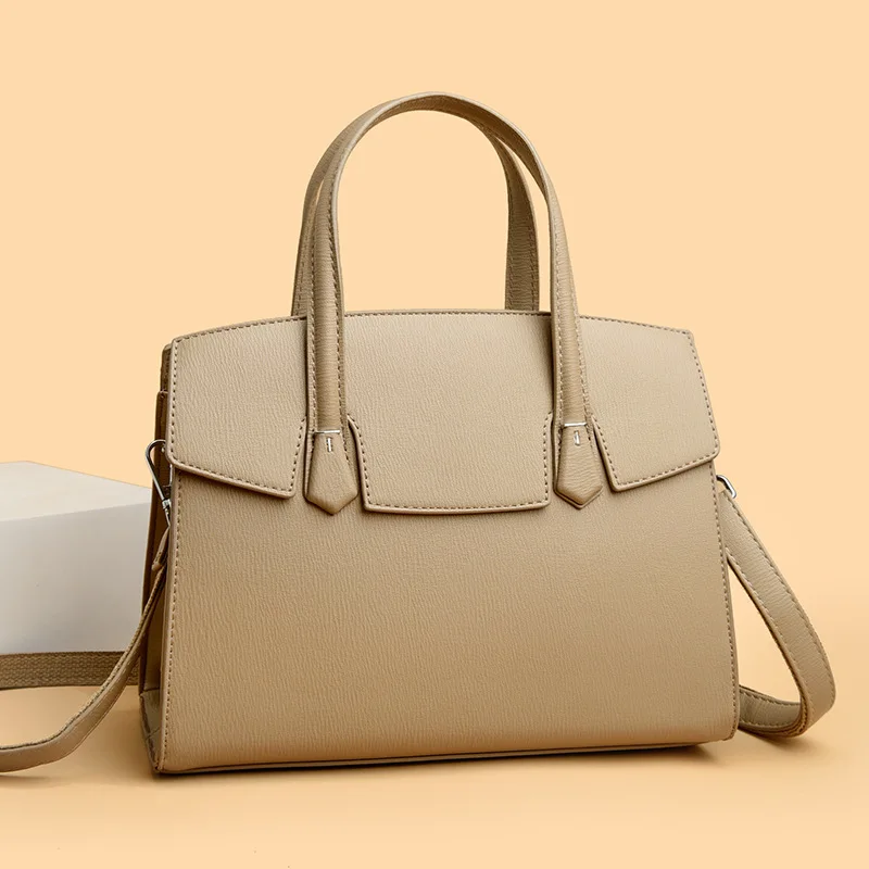

2025 Premium Women's Tree Bark Leather Tote Bag - Fashionable Office Work Bag Large Capacity Handbag for Business & Commuting