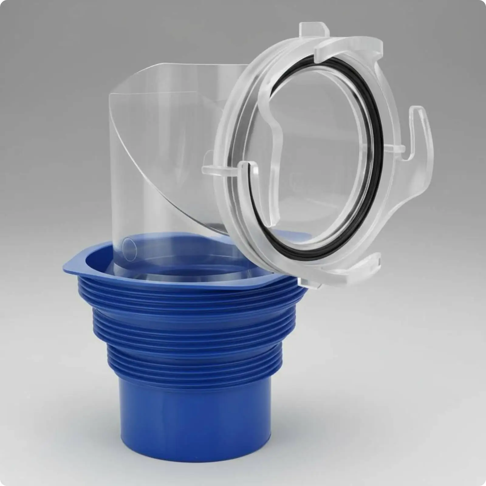 RV Dump Station Adapter Clear Transparent 90 Degree Sewer Hose Fitting Leak-Resistant Transparent Sewer Hose Connector for