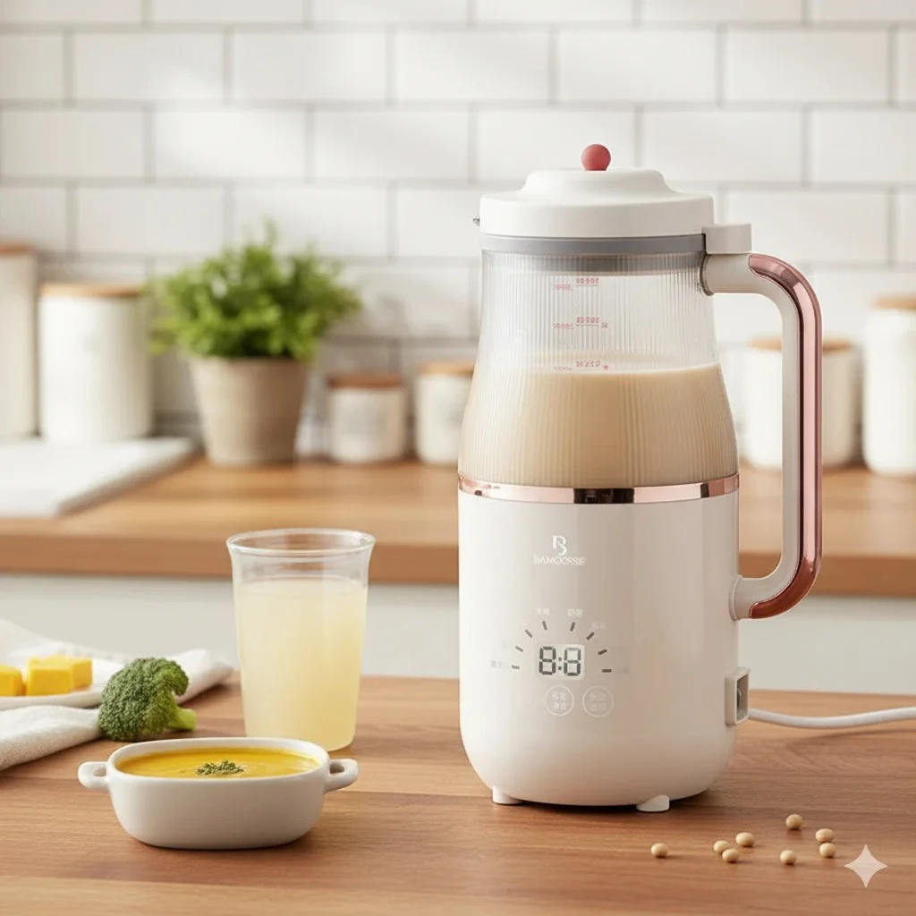 Household Small Cooking Wall Breaker Miscellaneous Grain Rice Paste Machine Filter-free Soybean Milk Machine