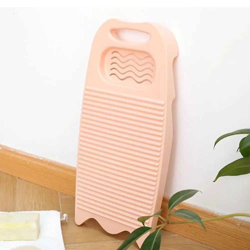 

Hand Wash Thicker Plastics Washboard Non-Slip with Soap Trough Washing Board Large Size Laundry Board Household