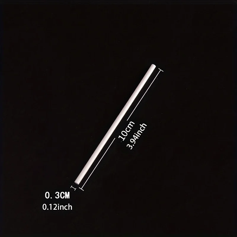 100/200 قطعة/500 قطعة من أعواد المصاصة البلاستيكية المخصصة للطعام للكعك والمصاصات والشوكولاتة - 10 سم/3.93 بوصة
