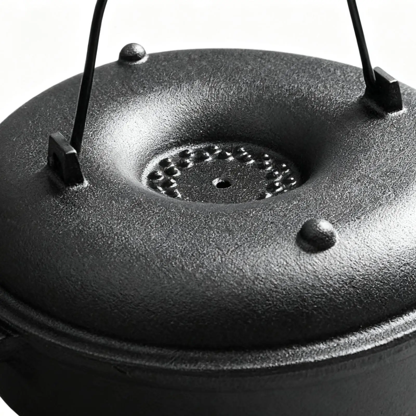 وعاء مرجل للطهي أواني طهي غير لاصقة مع مقبض من الحديد الزهر وعاء فرن هولندي مع غطاء للقلي والخياطة والتحميص