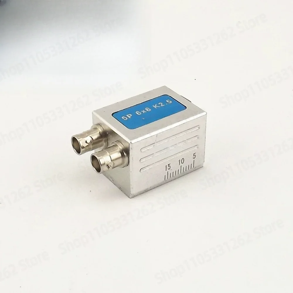 5P6x6K2.5 Ultrasonic Dual Crystal Angle Probe Short Front Edge Thin Wall Small Tube NDT