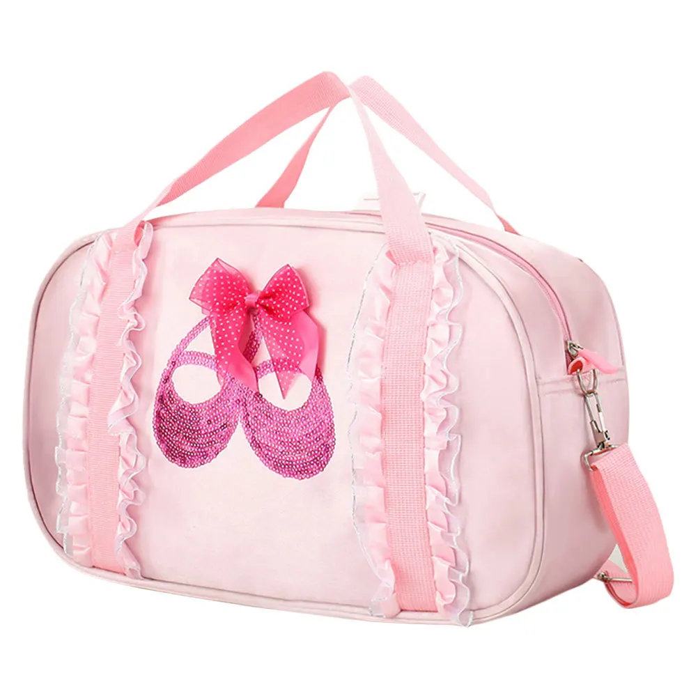 الفتيات حقيبة الرقص الباليه حقيبة التخزين ضوء واحد الكتف Crossbody سعة كبيرة الباليه الرقص على ظهره للأطفال حقيبة للفتيات
